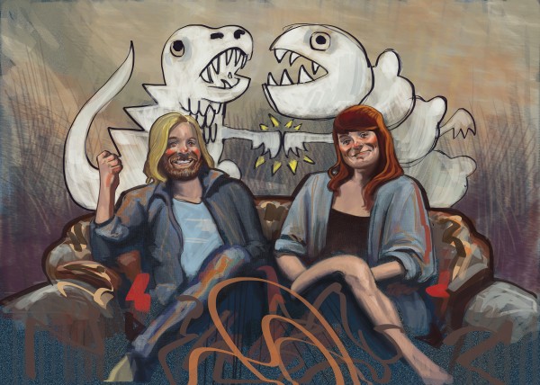 Illustration of Joey Landreth and Alexa Dirks by: Bram Keast