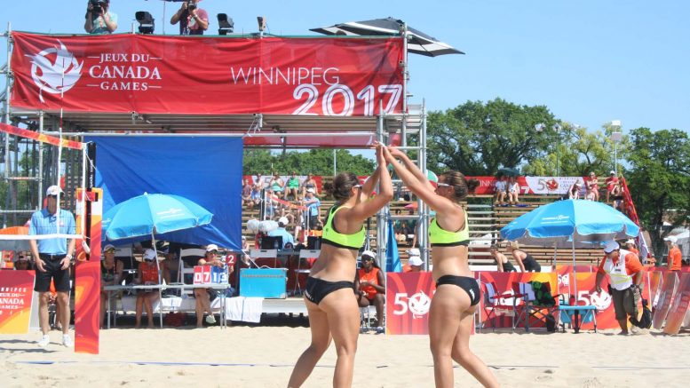 Abbott Sisters Hitting It Off In Beach Volleyball The
